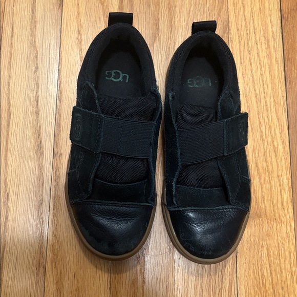 ✨ UGG ✨ Toddler Black Rennon Low Top Suede Leather Sneakers Size 12 - Picture 5 of 12